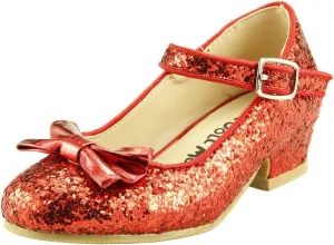 The Doll Maker Girl's Glitter Pump for Toddler/Little Kid/Big Kid Dress Shoes