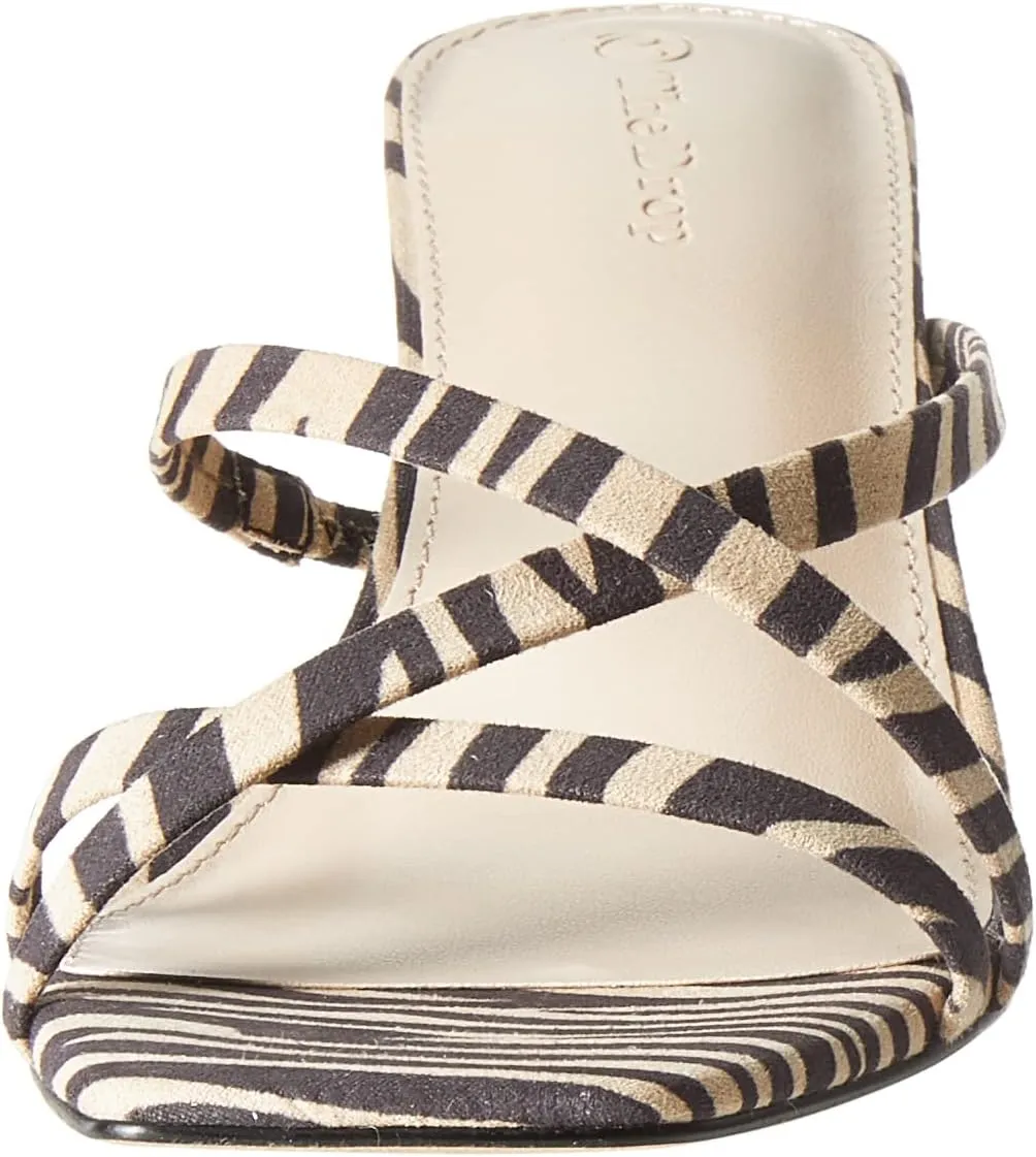 The Drop Women's Amelie Strappy Square Toe Heeled Sandal