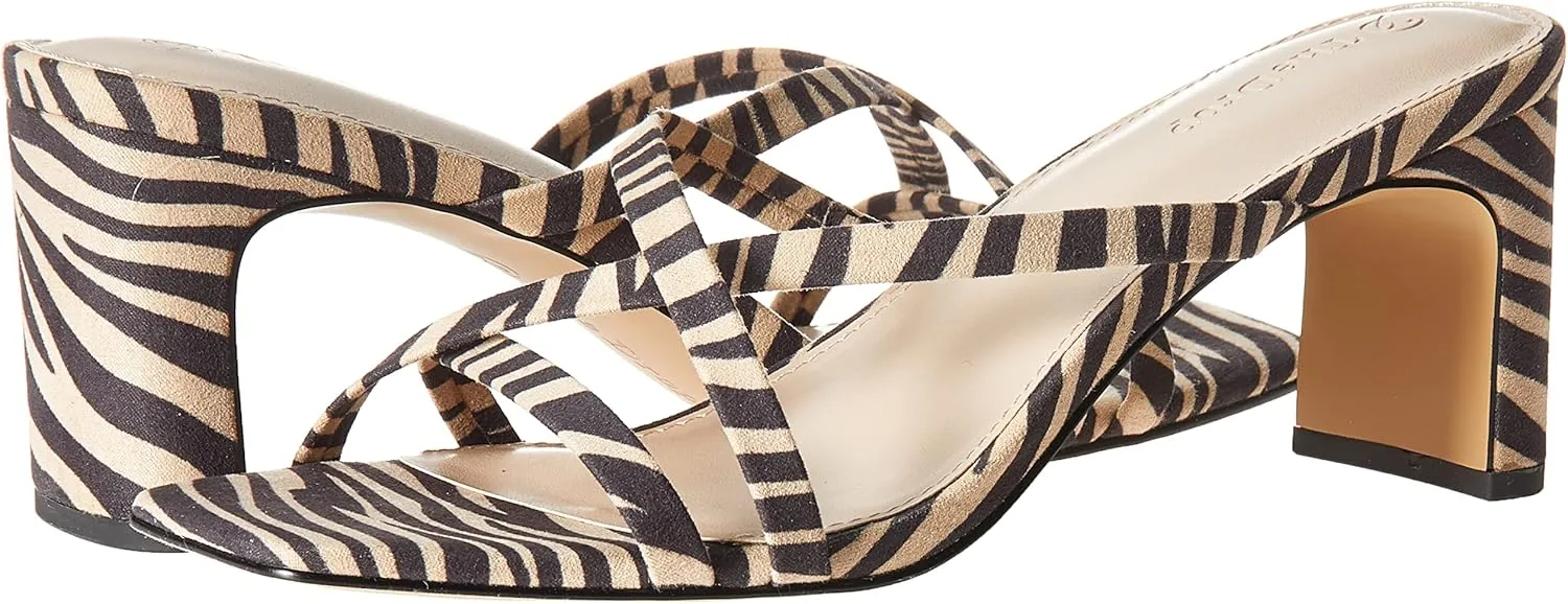 The Drop Women's Amelie Strappy Square Toe Heeled Sandal