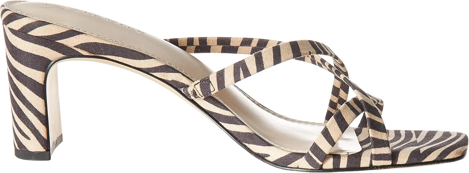 The Drop Women's Amelie Strappy Square Toe Heeled Sandal