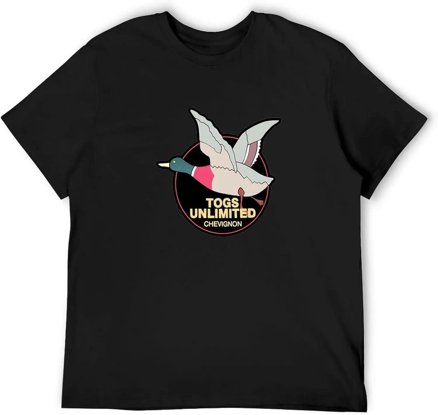 Togs Unlimited Chevignon Duck S Novelty Tshirt Black