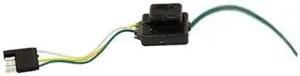 Towmate TM5004F - Green Wire, 4-PIN Flat Transmitter for TOWMATE Tow Light Works with Models TM22G Limelight and TM22Y Sunlight