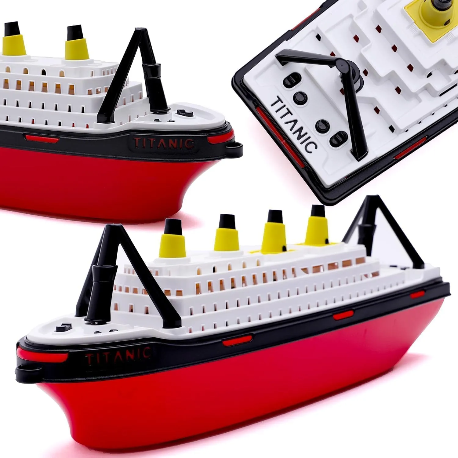 Toyland® 41cm (16") Titanic Replica Toy Boat - Kids Floating Water Toy - Pool & Bathtime Toys - 3 Years 
