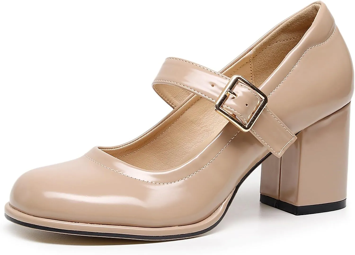 VenusCelia Women's Mary Jane Pump Heeled Shoe