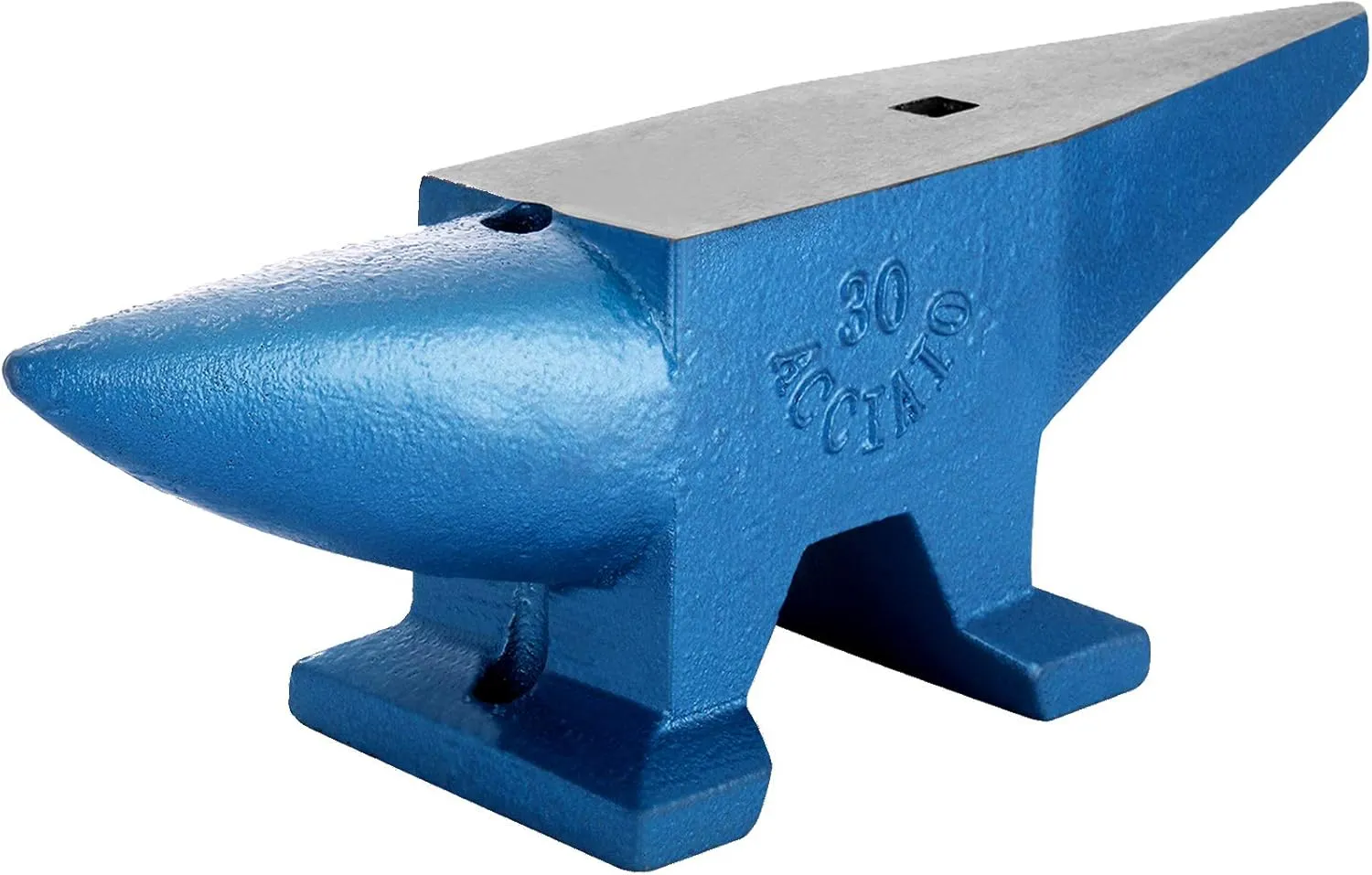 Vevor Single Horn Anvil 66Lbs Cast Steel Anvil Blacksmith For Sale Forge Tools and Equipment Anvil Rugged Round Horn Anvil Blacksmith Jewelers Metalsmith Blacksmith Tool