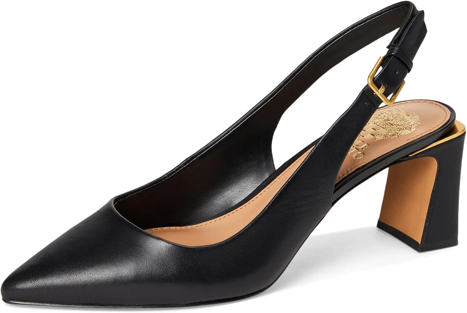 Vince Camuto Women's Hamden Buckle Slingback Pump