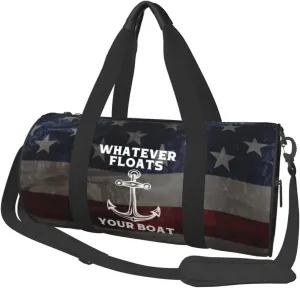 Whatever Floats Your Boat Duffel Bag Gym Bag Travel Sports Tote Large Beach Swim Yoga2