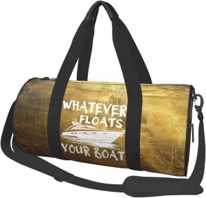 Whatever Floats Your Boat Duffel Bag Gym Bag Travel Sports Tote Large Foldable Beach Swim Yoga3