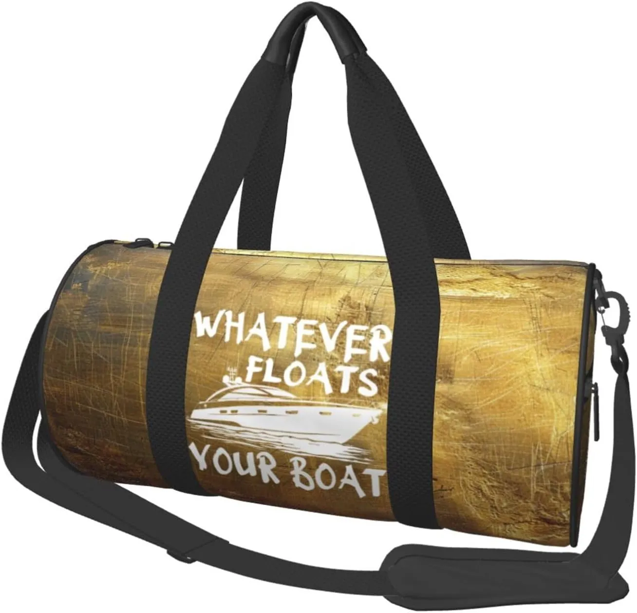 Whatever Floats Your Boat Duffel Bag Gym Bag Travel Sports Tote Large Foldable Beach Swim Yoga3