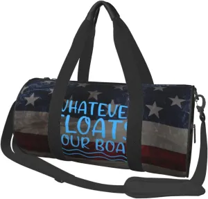 Whatever Floats Your Boat Duffel Bag Gym Bag Travel Sports Tote Large Foldable Beach Swim Yoga7