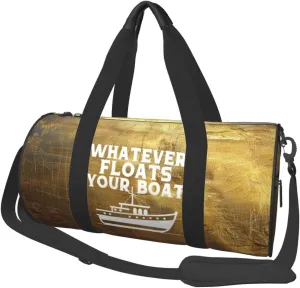 Whatever Floats Your Boat Duffel Bag Gym Bag Travel Sports Tote Large Foldable Beach Swim Yoga9