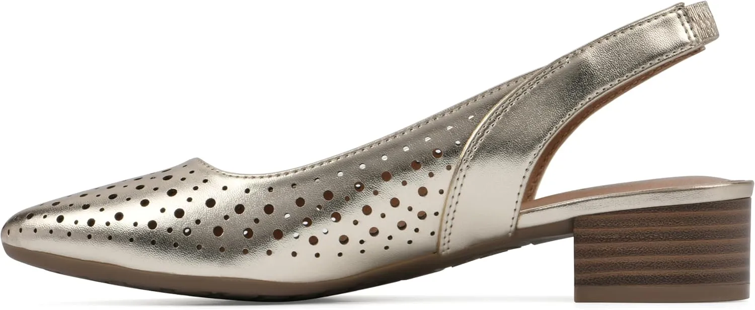 WHITE MOUNTAIN Women's Boronic Low Block Heel