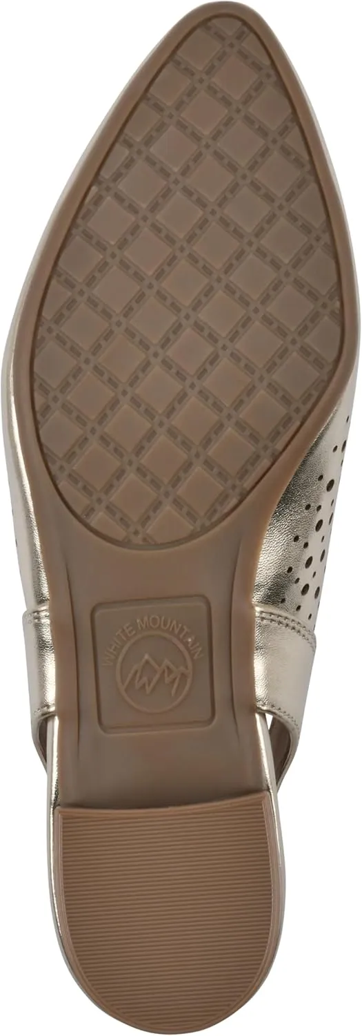 WHITE MOUNTAIN Women's Boronic Low Block Heel