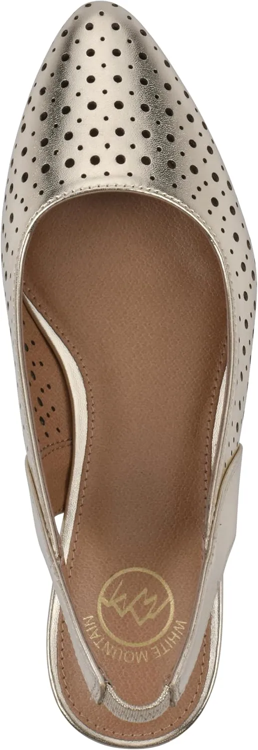 WHITE MOUNTAIN Women's Boronic Low Block Heel