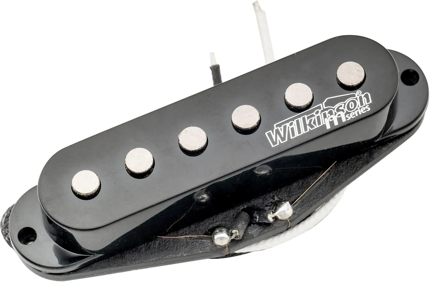 Wilkinson M Series High Output Alnico 5 Strat Single Coil Bridge Pickup for Stratocaster Electric Guitar, Black