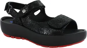 Wolky Women's Flat Sandals, Black, 7.5-8