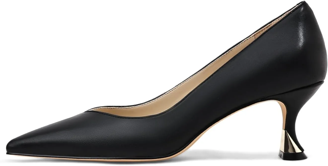 Women Low Kitten Heels Women's Dressy Pumps Pointed Closed Toe Elegant Wedding Pumps Formal Work Office Comfortable Shoes Classic Pumps for Women