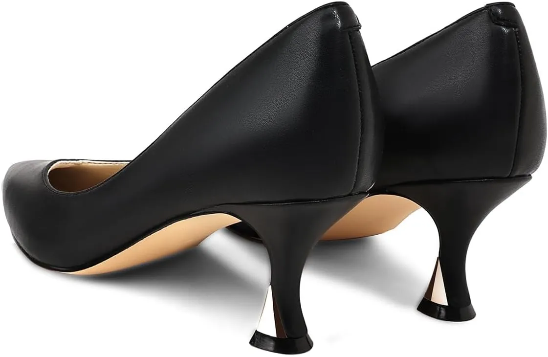 Women Low Kitten Heels Women's Dressy Pumps Pointed Closed Toe Elegant Wedding Pumps Formal Work Office Comfortable Shoes Classic Pumps for Women