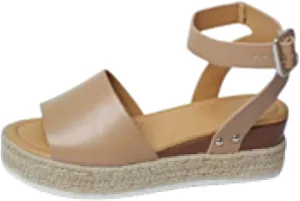 Women Open Toe Ankle Strap Platform Espadrille Sandal Comfortable Sandals for Wedge Flat Dressy Casual High Heels Slippers Summer Beach Shoes Buckle Sandals, Arch Support Walking Flats 2025