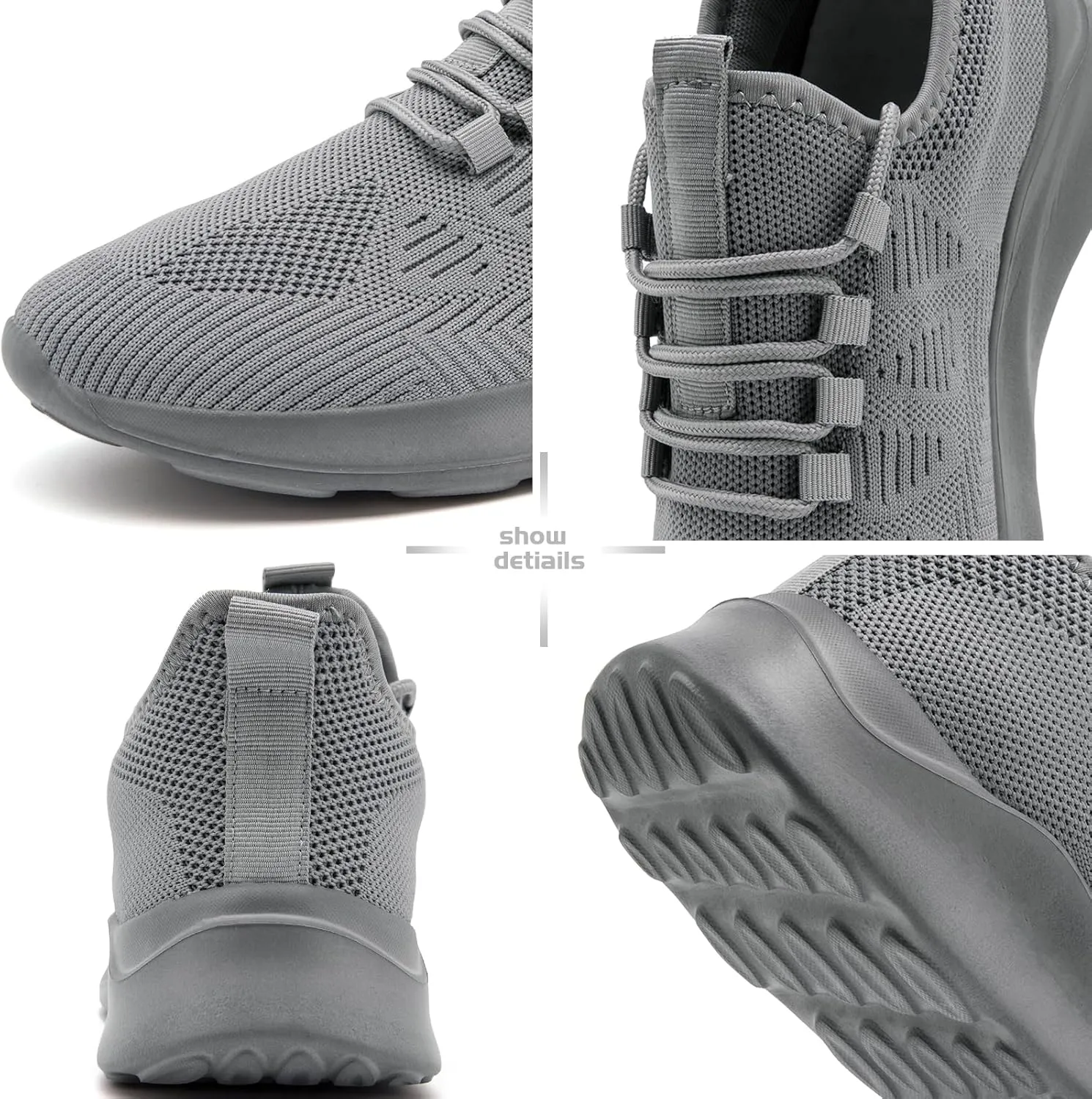 Women Running Shoes Tennis Walking Gym Sneakers Athletic Slip on Workout Sport Shoe