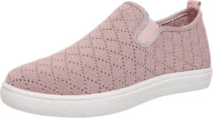 Women's Casual Slip On Sneaker Comfort Breathable Walking Loafer Flats Low Top Canvas Fashion Sneakers