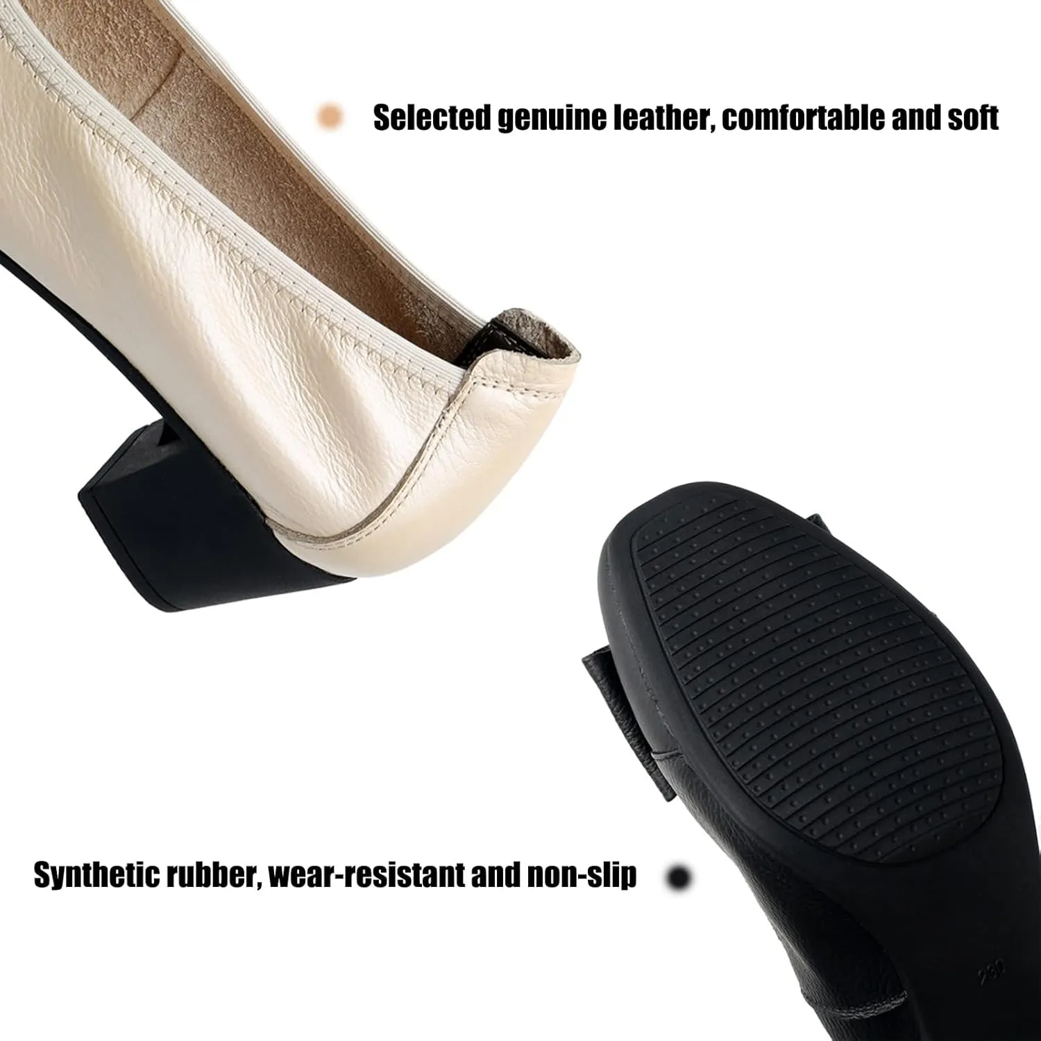 Women's Dressy Mid Heel Pumps with Metal Buckle, Classic Chunky Heel Pump Shoes Closed Round Toe Slip On Wedding Party Dress Shoes Block Chunky Heels for Office Evening