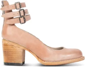 Women's Fashion Chunky Heel Block Ankle Strap Buckle Mary Jane Shoes Round Closed Toe Back Zipper Wedding Party Dress Pumps