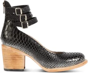 Women's Fashion Chunky Heel Block Ankle Strap Buckle Mary Jane Shoes Round Closed Toe Back Zipper Wedding Party Dress Pumps