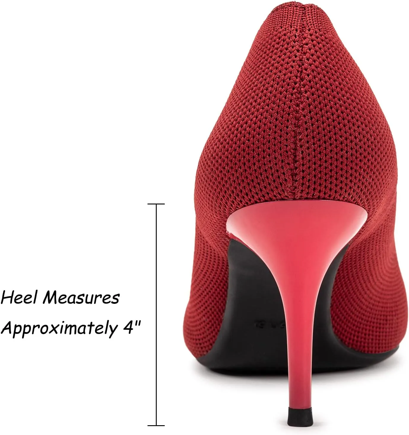 Womens Low Heel Pointed Toe Pump Shoes