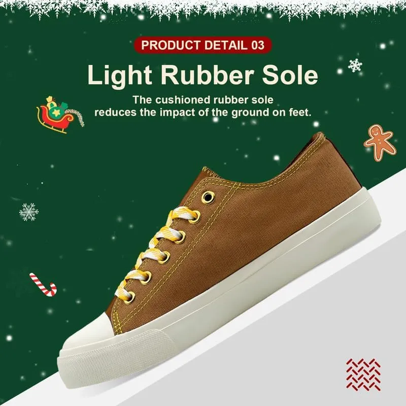 Women’s Men’s Canvas Sneakers Low Top Shoes for Women Men Classic Lace Up Canvas Sneakers Fashion Walking Running Sneakers Casual Tennis Shoes Lightweight Comfortable