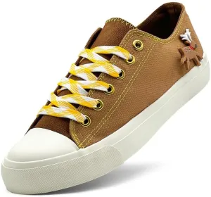 Women’s Men’s Canvas Sneakers Low Top Shoes for Women Men Classic Lace Up Canvas Sneakers Fashion Walking Running Sneakers Casual Tennis Shoes Lightweight Comfortable