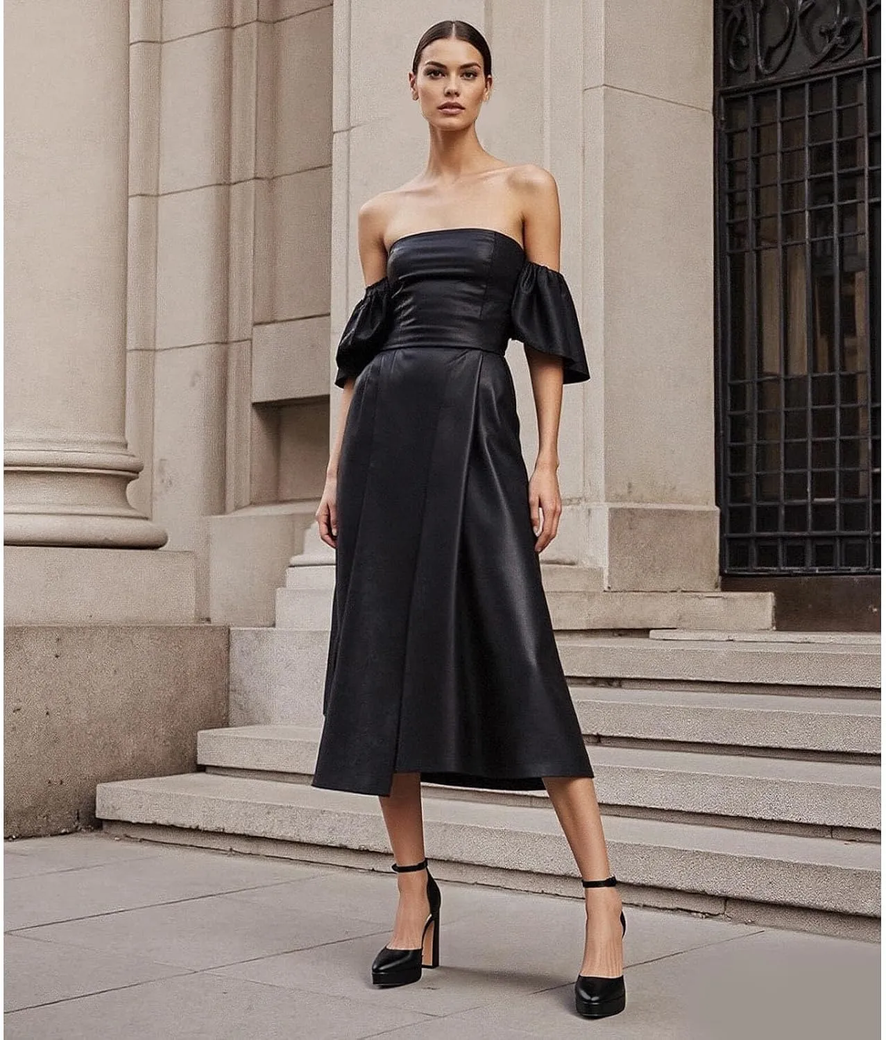 Women's Platform High Heels Chunky Closed Toe Ankle Strap Buckle Block Heel Round Pointed Toe Wedding Party Ball Dressy Pumps Dress Shoes for Women