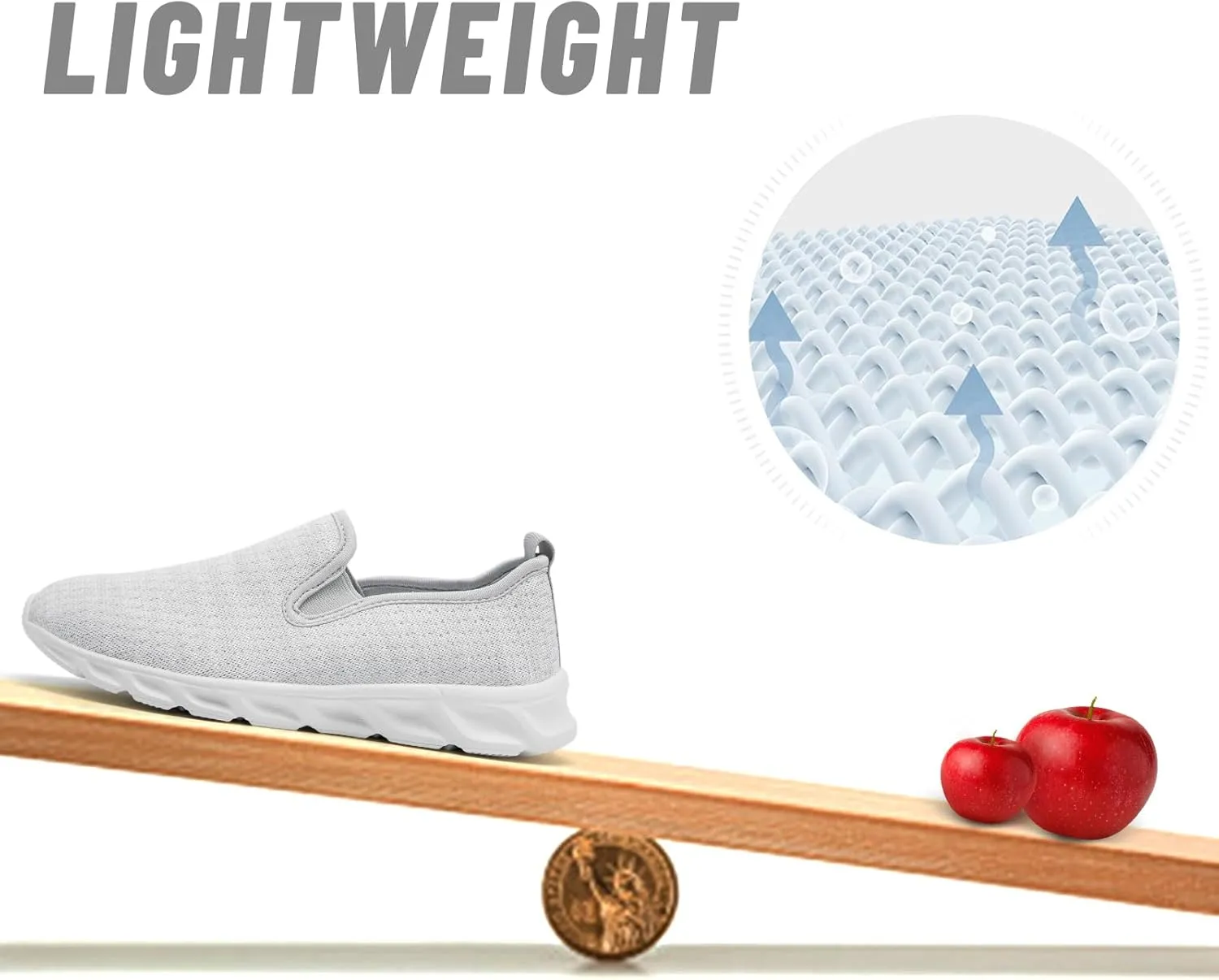 Womens Running Tennis Walking Gym Slip on Shoes Athletic Sneakers Workout Fitness Hiking Shoe
