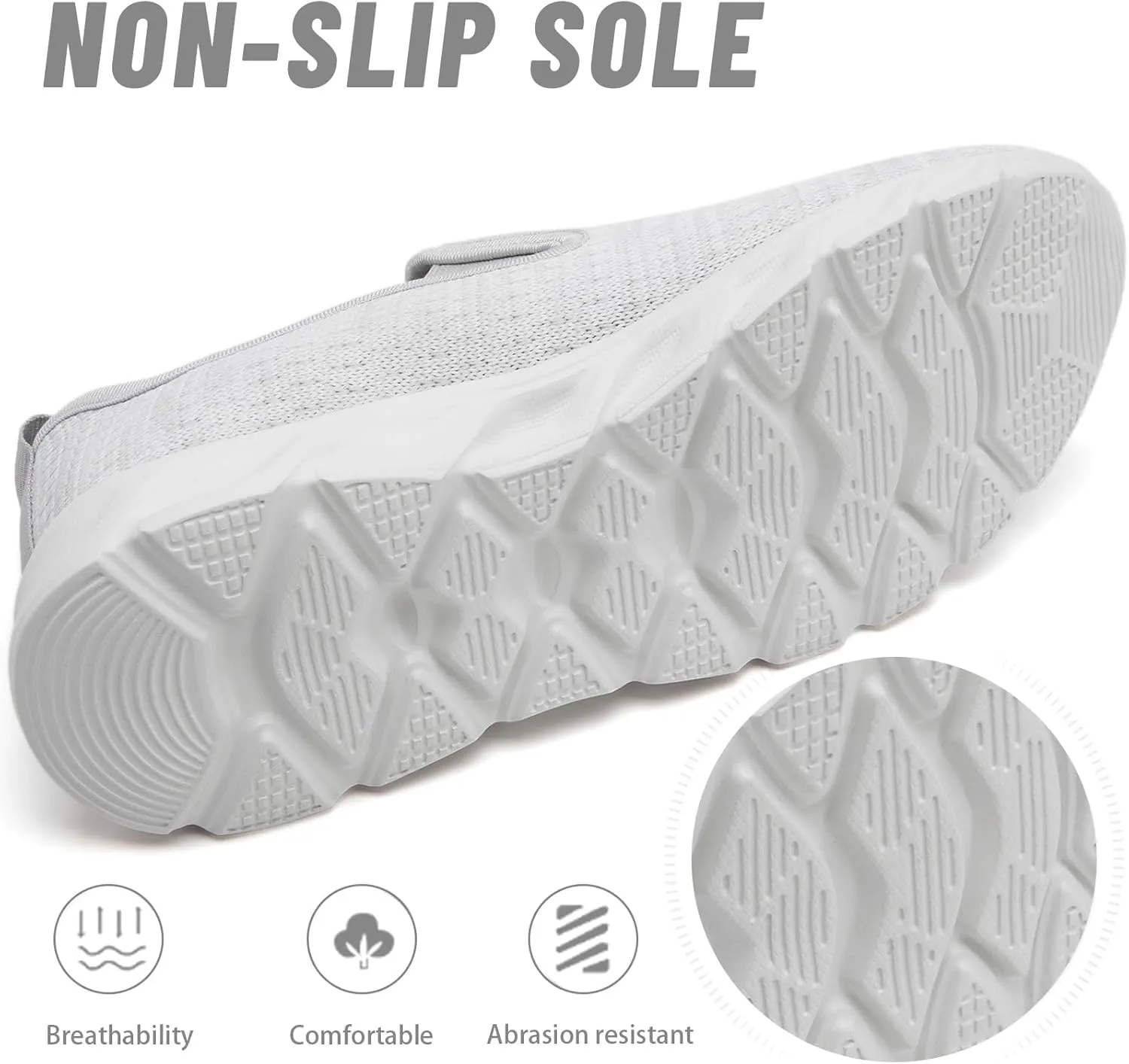 Womens Running Tennis Walking Gym Slip on Shoes Athletic Sneakers Workout Fitness Hiking Shoe