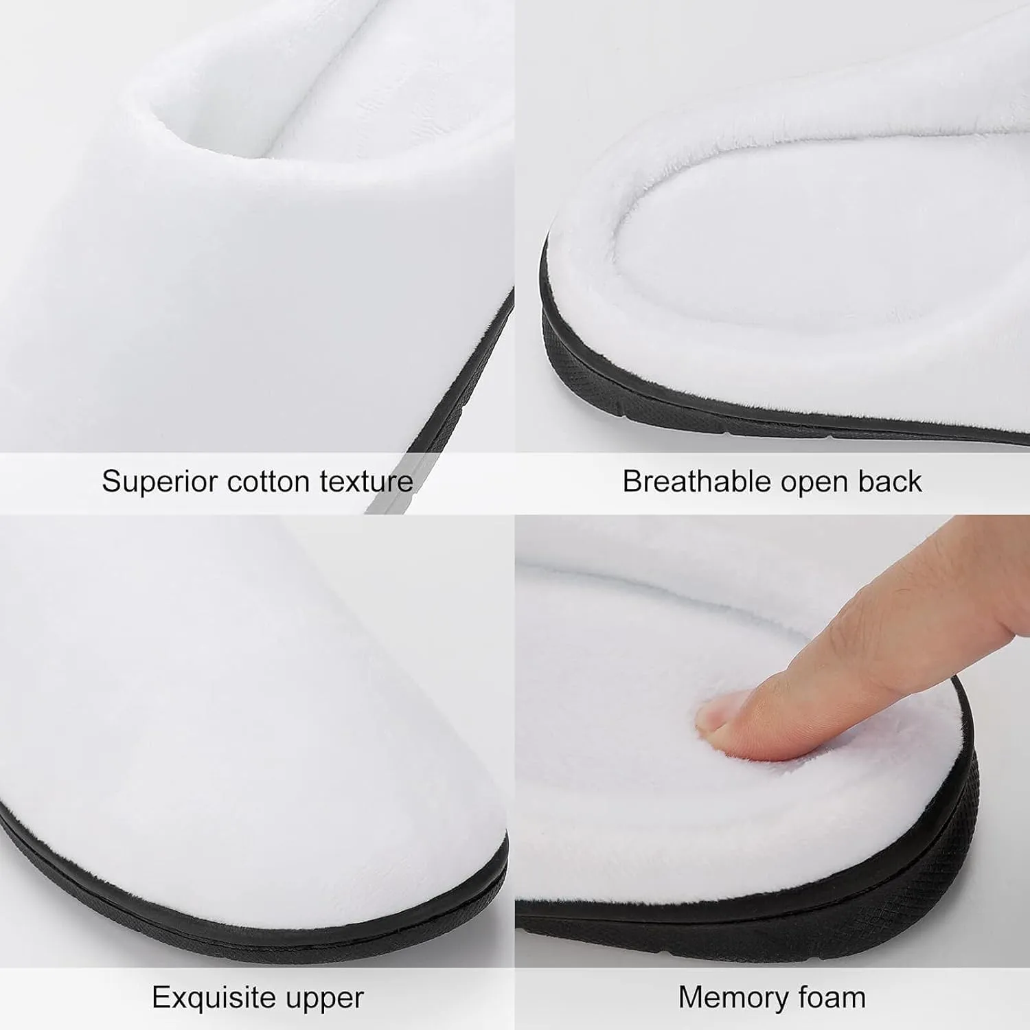 Womens Slippers Comfy Bedroom Slip-On Shoes Ladies Halloween Slippers Warm Cotton Clog House Slippers Indoor Outdoor