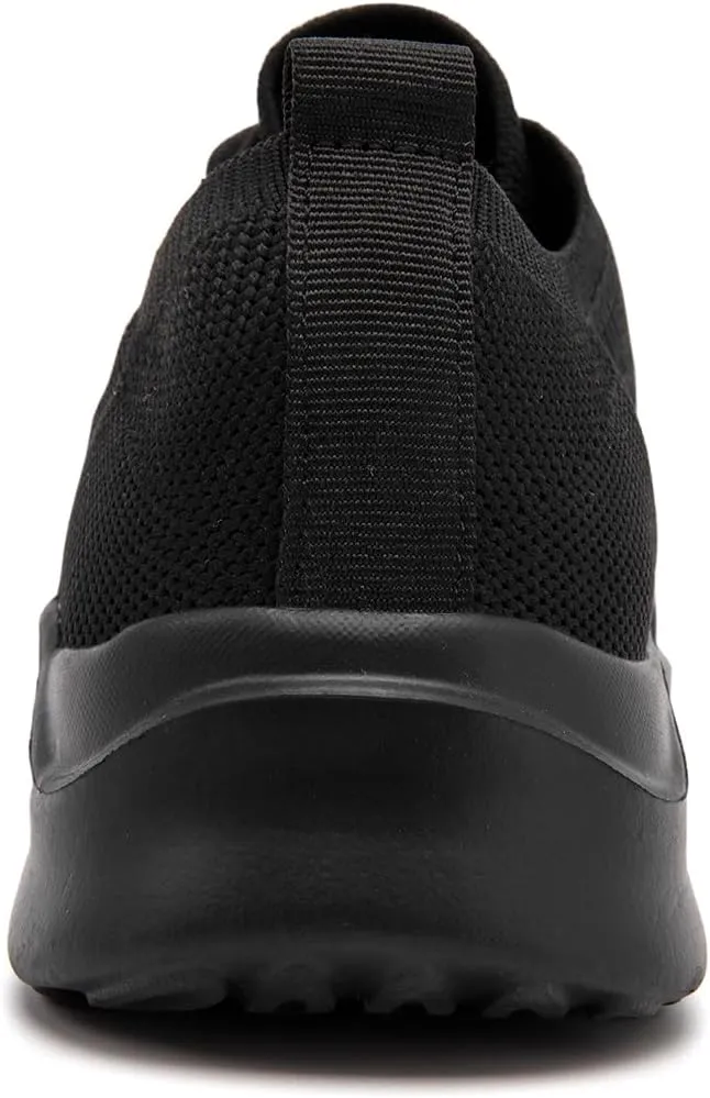 Womens Walking Shoes Tennis Slip On Sneakers Running Sport Workout Gym Shoes Athletic Non Slip Breathable Lightweight Fashion Casual Black US 6 to US 11.5