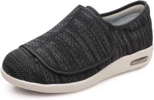 Women's Wide Width Shoes - Walking Adjustable Wide Comfort Women’s Diabetes Shoes for Diabetic Edema Plantar Fasciitis Bunions Arthritis Swollen Feet