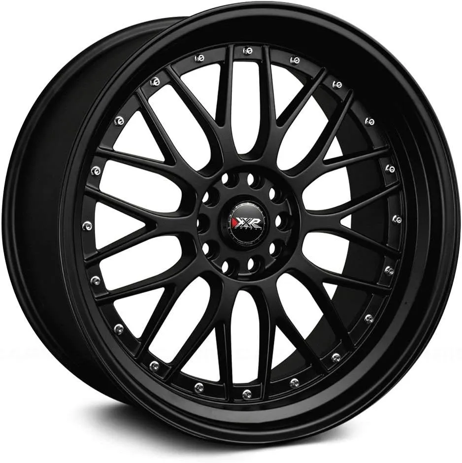 XXR 521 Flat Black Wheel with Aluminum (18 x 8.5 inches /5 x 100 mm, 35 mm Offset)