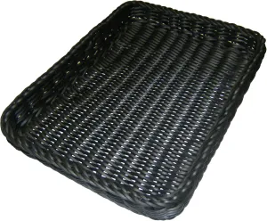 Zarene 557191 PP Flat Basket, L, Black
