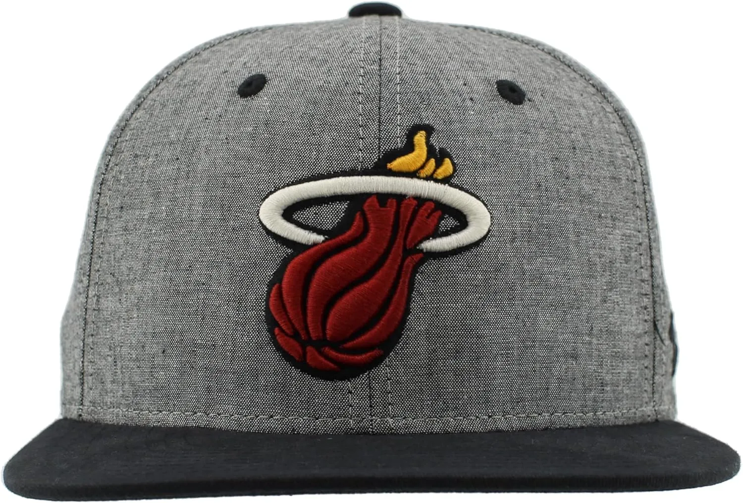 ZHATS NBA Officially Licensed Adjustable Snapback Hat Heather Black